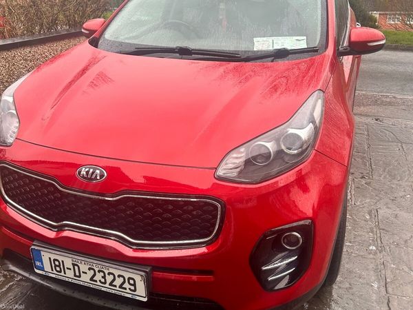 Kia Sportage SUV, Diesel, 2018, Red