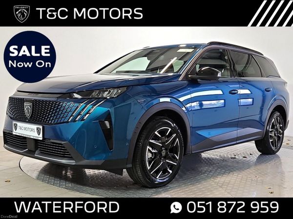 Peugeot 5008 SUV, Petrol Hybrid, 2026, Blue