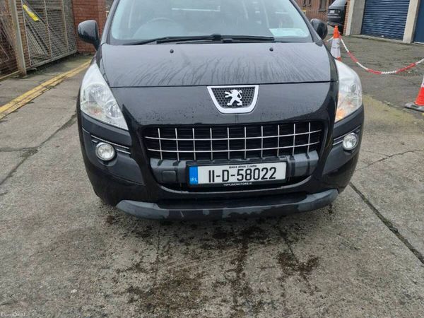 Peugeot 3008 MPV, Diesel, 2011, Black