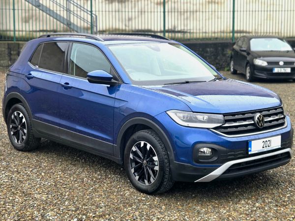 Volkswagen T-Cross SUV, Petrol, 2021, Blue