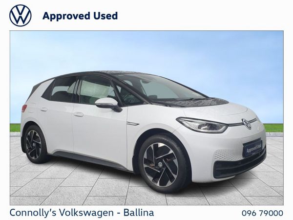 Volkswagen ID.3 Hatchback, Electric, 2021, White