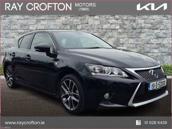 Lexus CT Hatchback, Petrol Hybrid, 2015, Black