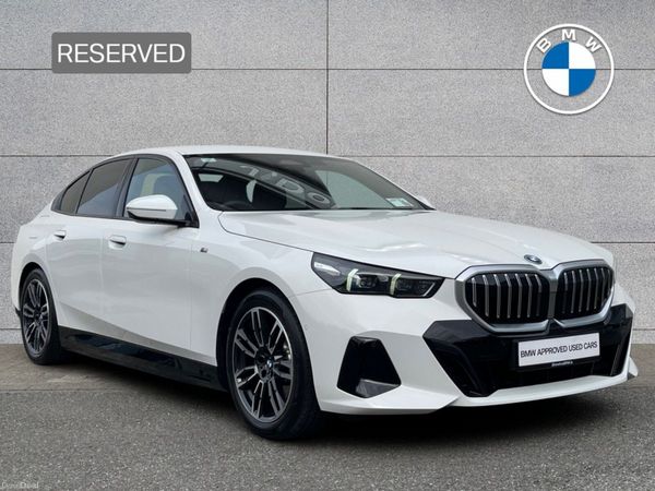 BMW 5-Series Saloon, Petrol Plug-in Hybrid, 2025, White