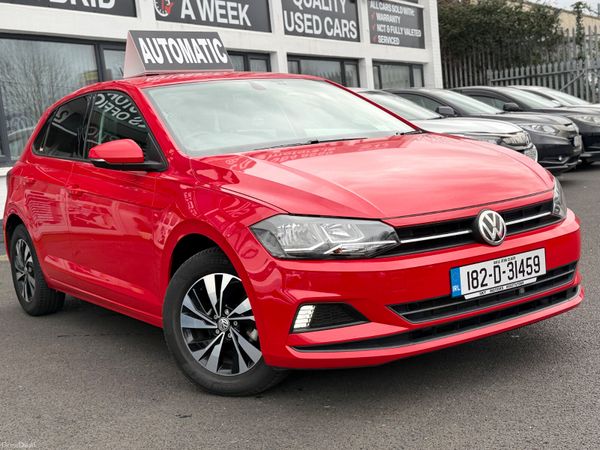 Volkswagen Polo Hatchback, Petrol, 2018, Red