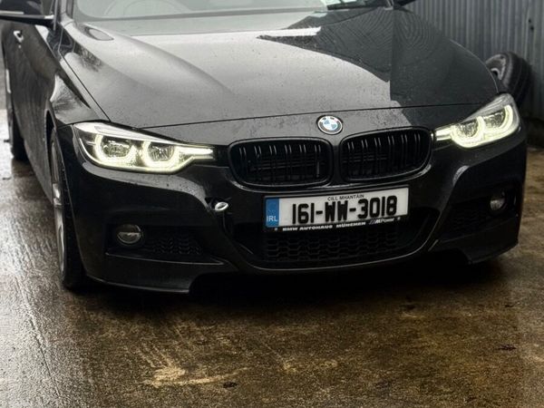 BMW 3-Series Saloon, Petrol Plug-in Hybrid, 2016, Black