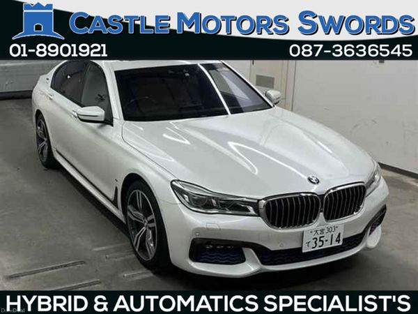 BMW 7-Series Saloon, Petrol Hybrid, 2016, White