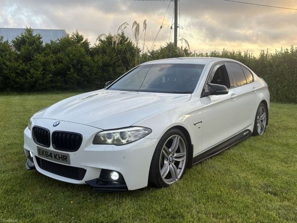 BMW 5-Series Saloon, Diesel, 2014, White