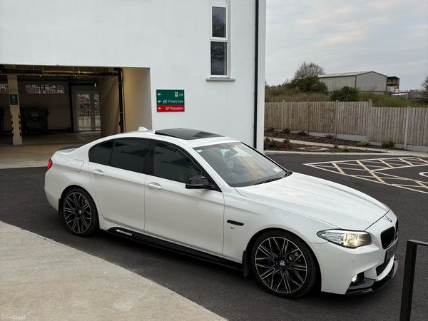 BMW 5-Series Saloon, Diesel, 2016, White