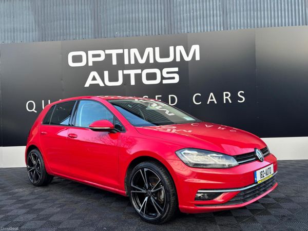 Volkswagen Golf Hatchback, Petrol, 2018, Red