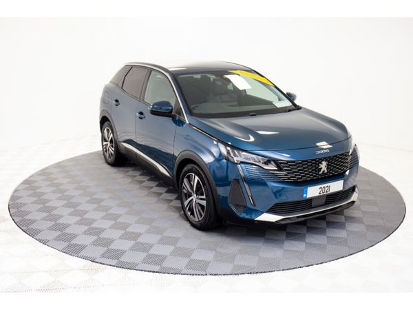 Peugeot 3008 SUV, Petrol Plug-in Hybrid, 2021, Blue