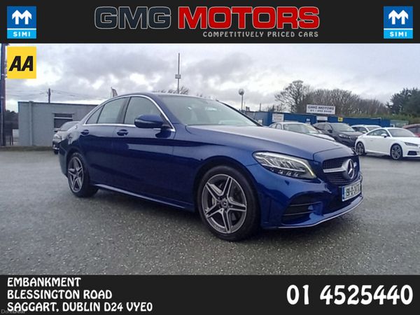 Mercedes-Benz C-Class Saloon, Petrol, 2019, Blue