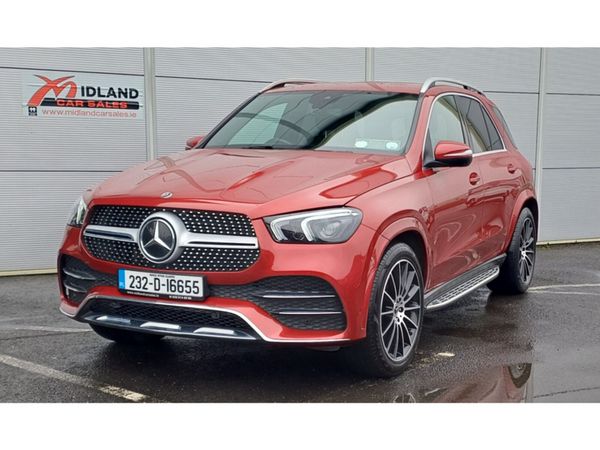 Mercedes-Benz GLE SUV, Diesel Plug-in Hybrid, 2023, Red
