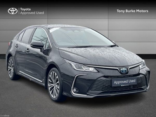 Toyota Corolla Saloon, Petrol Hybrid, 2023, Black