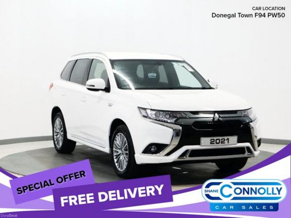 Mitsubishi Outlander SUV, Petrol Hybrid, 2021, White