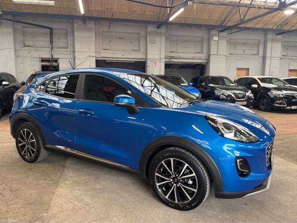 Ford Puma MPV, Petrol Hybrid, 2021, Blue