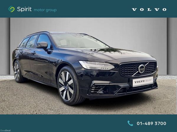 Volvo V90 Estate, Petrol Hybrid, 2026, Black