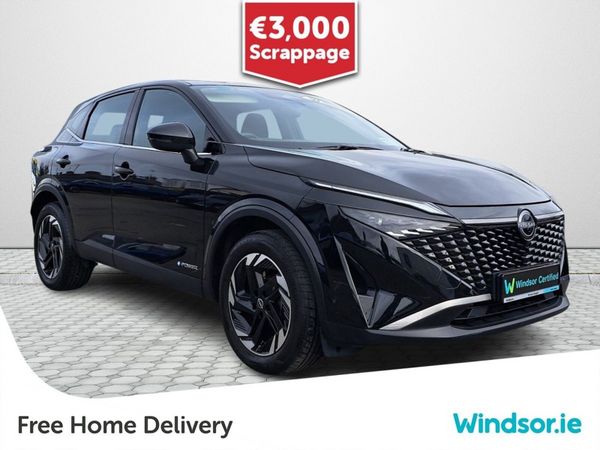 Nissan Qashqai SUV, Petrol Hybrid, 2025, Black