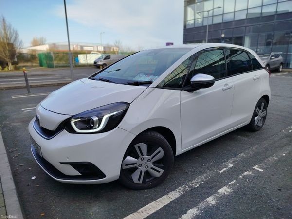 Honda Jazz Hatchback, Petrol Hybrid, 2021, White