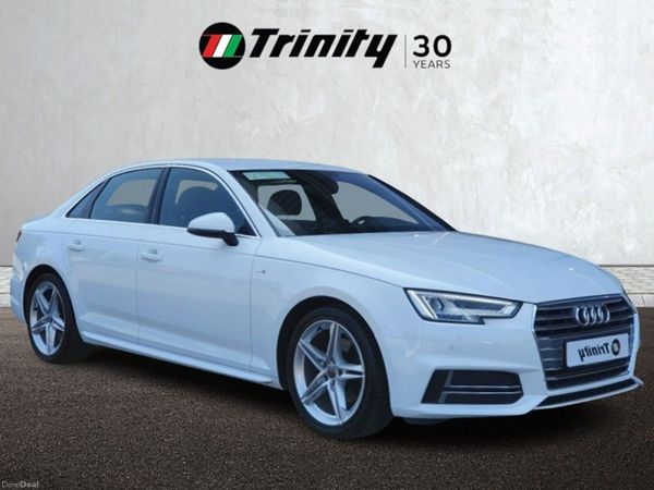 Audi A4 Saloon, Petrol, 2018, White