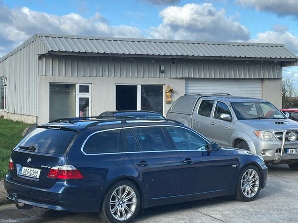 BMW 5-Series Estate, Diesel, 2008, Blue