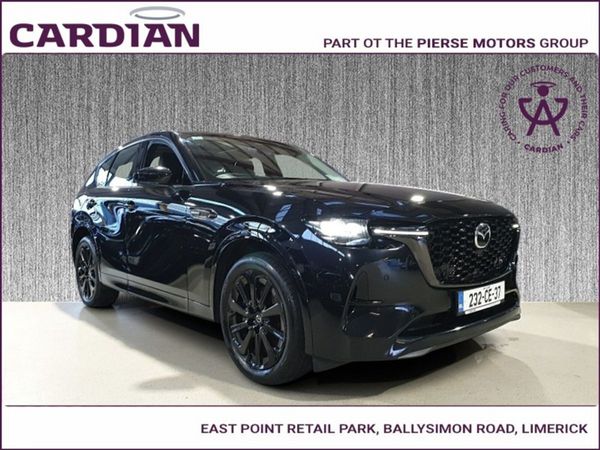 Mazda CX-60 SUV, Petrol Plug-in Hybrid, 2023, Black
