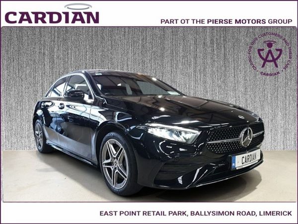 Mercedes-Benz A-Class Saloon, Petrol Hybrid, 2024, Black