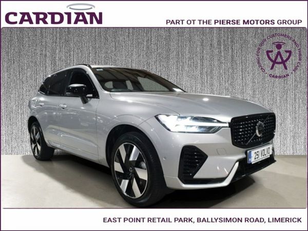 Volvo XC60 SUV, Petrol Hybrid, 2025, Silver