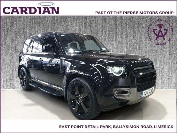 Land Rover Defender SUV, Petrol Plug-in Hybrid, 2023, Black