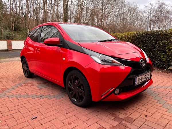 Toyota Aygo Hatchback, Petrol, 2018, Red