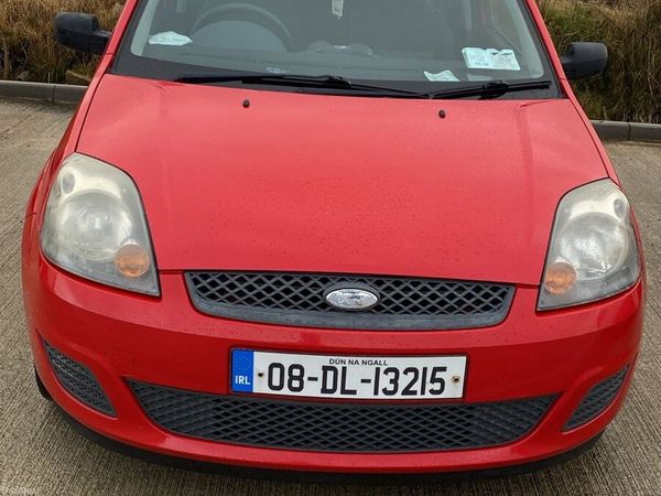 Ford Fiesta Hatchback, Petrol, 2008, Red