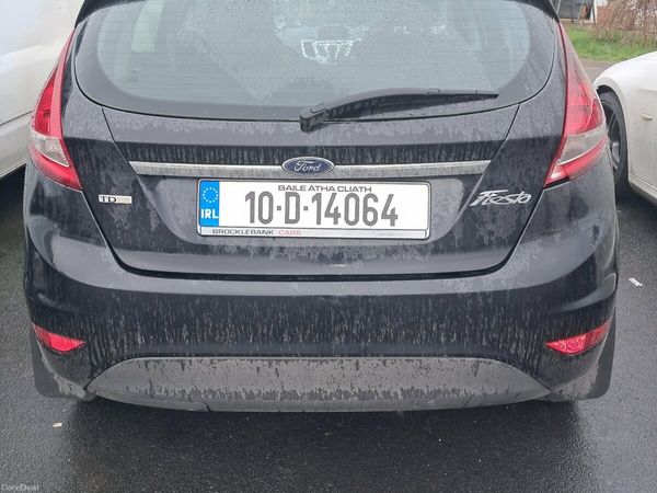 Ford Fiesta Hatchback, Diesel, 2010, Black