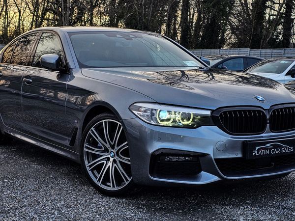 BMW 5-Series Saloon, Petrol Plug-in Hybrid, 2018, Blue