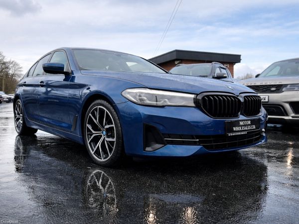BMW 5-Series Saloon, Diesel, 2021, Blue