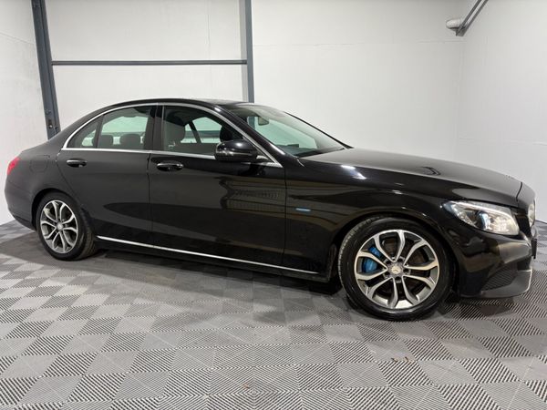 Mercedes-Benz C-Class Saloon, Petrol Plug-in Hybrid, 2016, Black