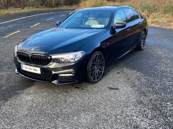 BMW 5-Series Saloon, Diesel, 2017, Black