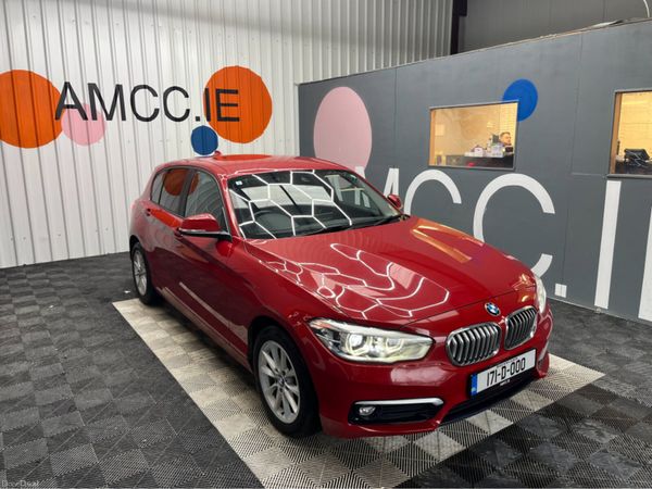 BMW 1-Series Hatchback, Diesel, 2017, Red