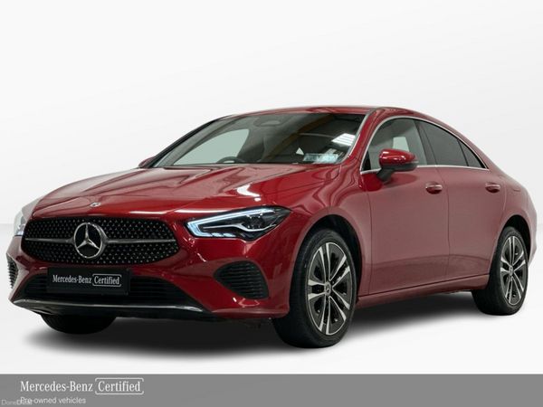 Mercedes-Benz CLA Saloon, Petrol Plug-in Hybrid, 2023, Red