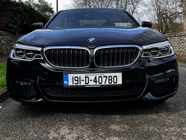 BMW 5-Series Saloon, Petrol, 2019, Black
