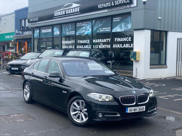 BMW 5-Series Saloon, Diesel, 2014, Black