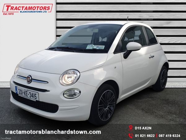 Fiat 500 Hatchback, Petrol, 2020, White