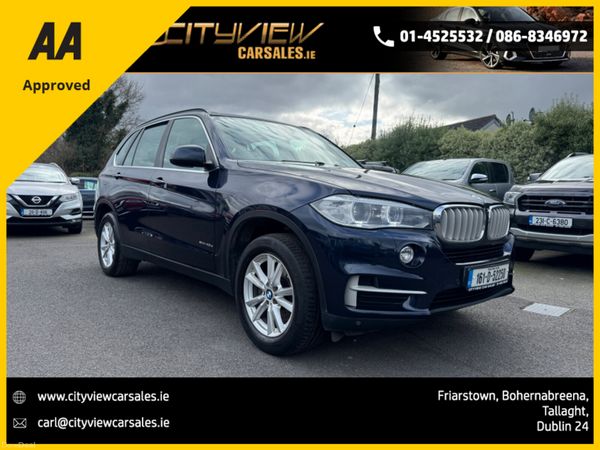 BMW X5 SUV, Petrol Plug-in Hybrid, 2016, Blue