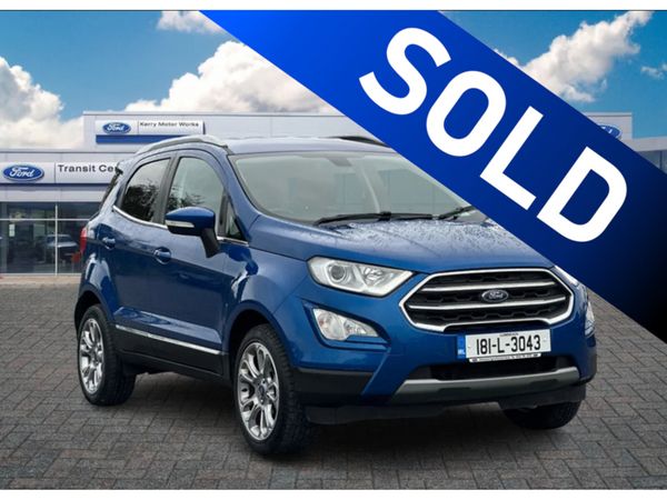 Ford EcoSport Hatchback, Petrol, 2018, Blue