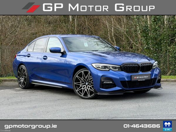 BMW 3-Series Saloon, Petrol Plug-in Hybrid, 2019, Blue