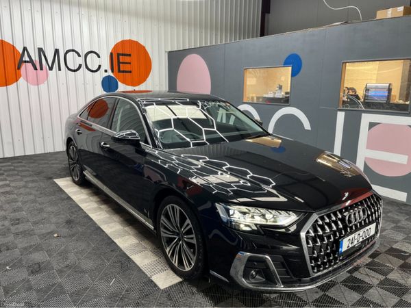 Audi A8 Saloon, Petrol Plug-in Hybrid, 2024, Black