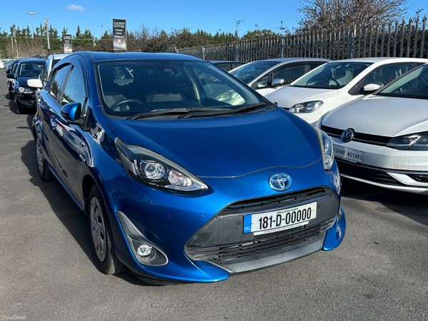 Toyota Aqua Hatchback, Petrol Hybrid, 2018, Blue