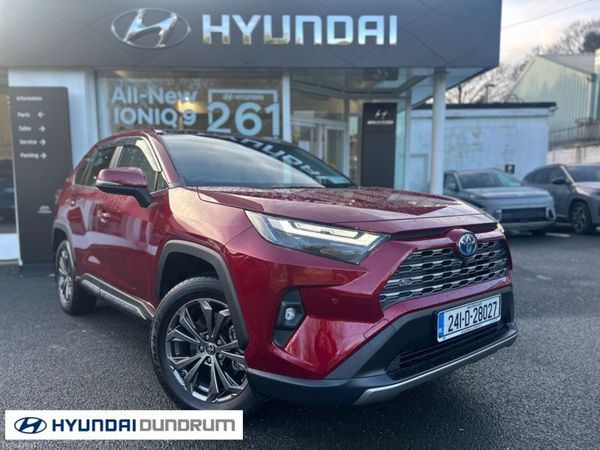 Toyota RAV4 Estate, Petrol Hybrid, 2024, Red