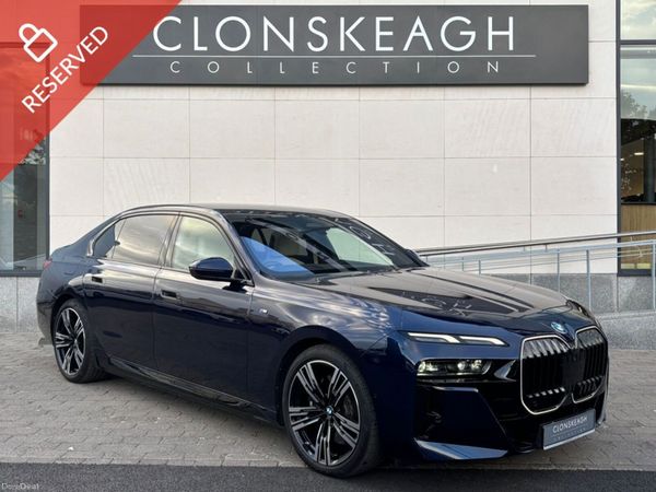 BMW 7-Series Saloon, Petrol Plug-in Hybrid, 2024, Blue