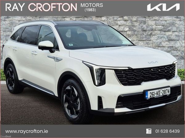 Kia Sorento SUV, Petrol Plug-in Hybrid, 2026, White