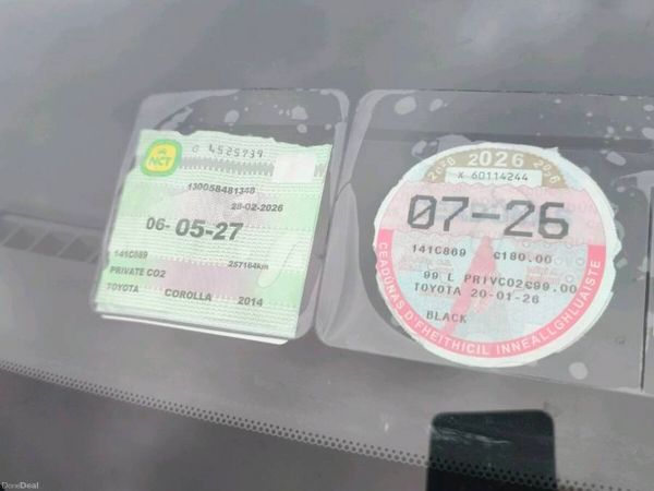 Toyota Corolla Saloon, Diesel, 2014, Black