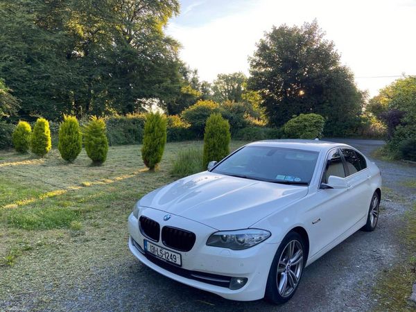 BMW 5-Series Saloon, Diesel, 2013, White